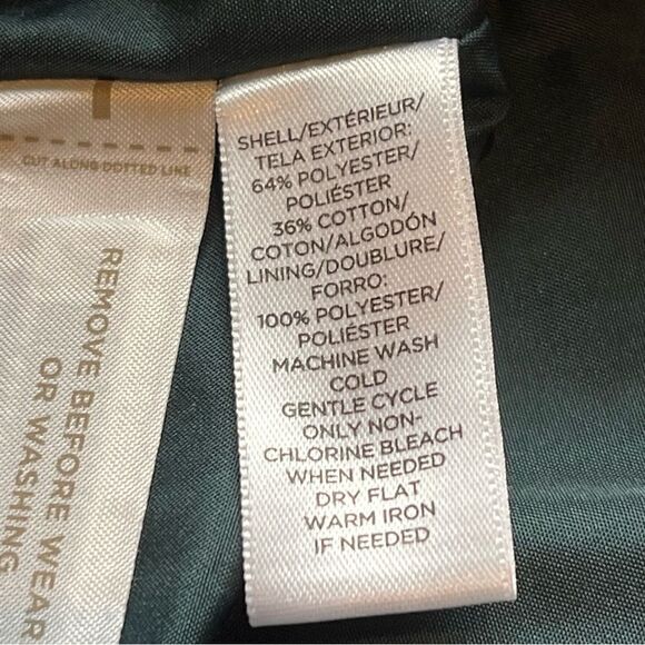 Ann Taylor Loft Mini Skirt Teal Tweed Size 00 Lined, Back zipper - Picture 4 of 9